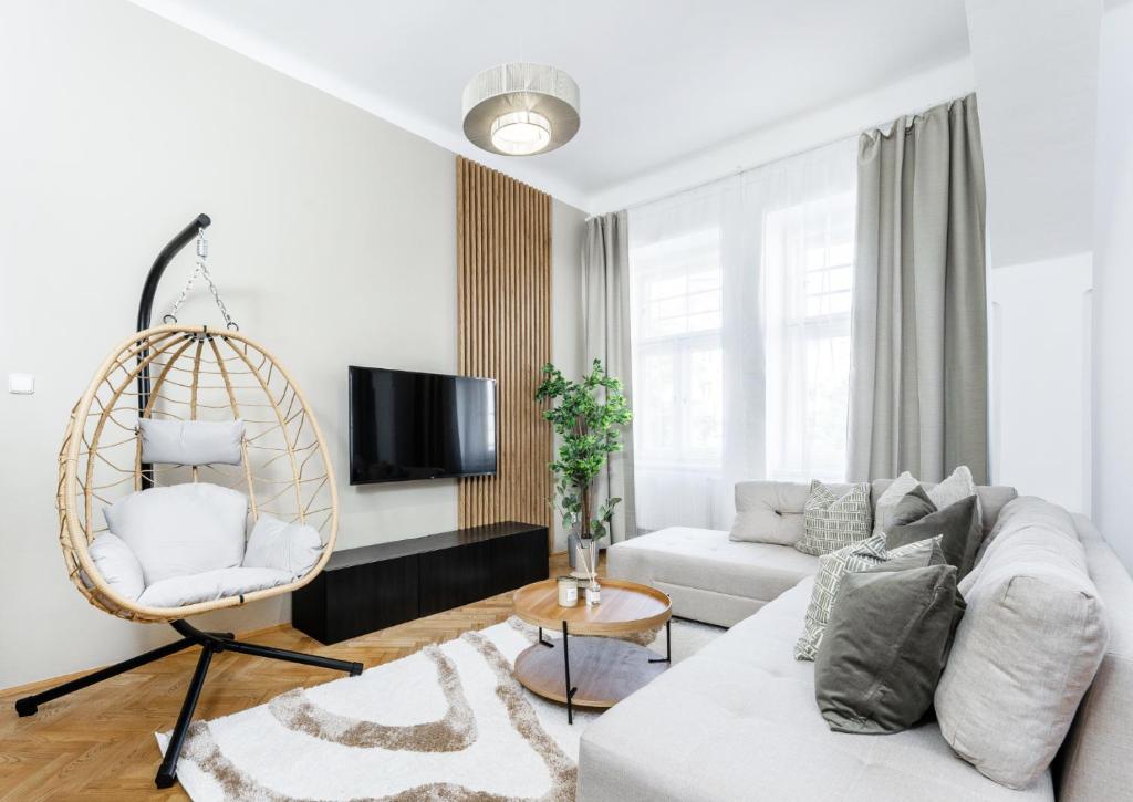 Spacious apartments with parking in Prague